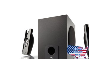 Cyber Acoustics 2.1 Multimedia Laptop Computer Speakers with Su.. Free Shipping