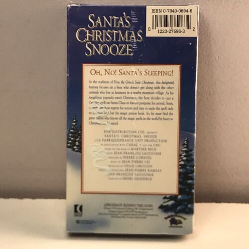 NEW & SEALED! Santa's Christmas Snooze VHS 1995 Video Tape F.H.E. Holiday RARE! - Picture 2 of 11