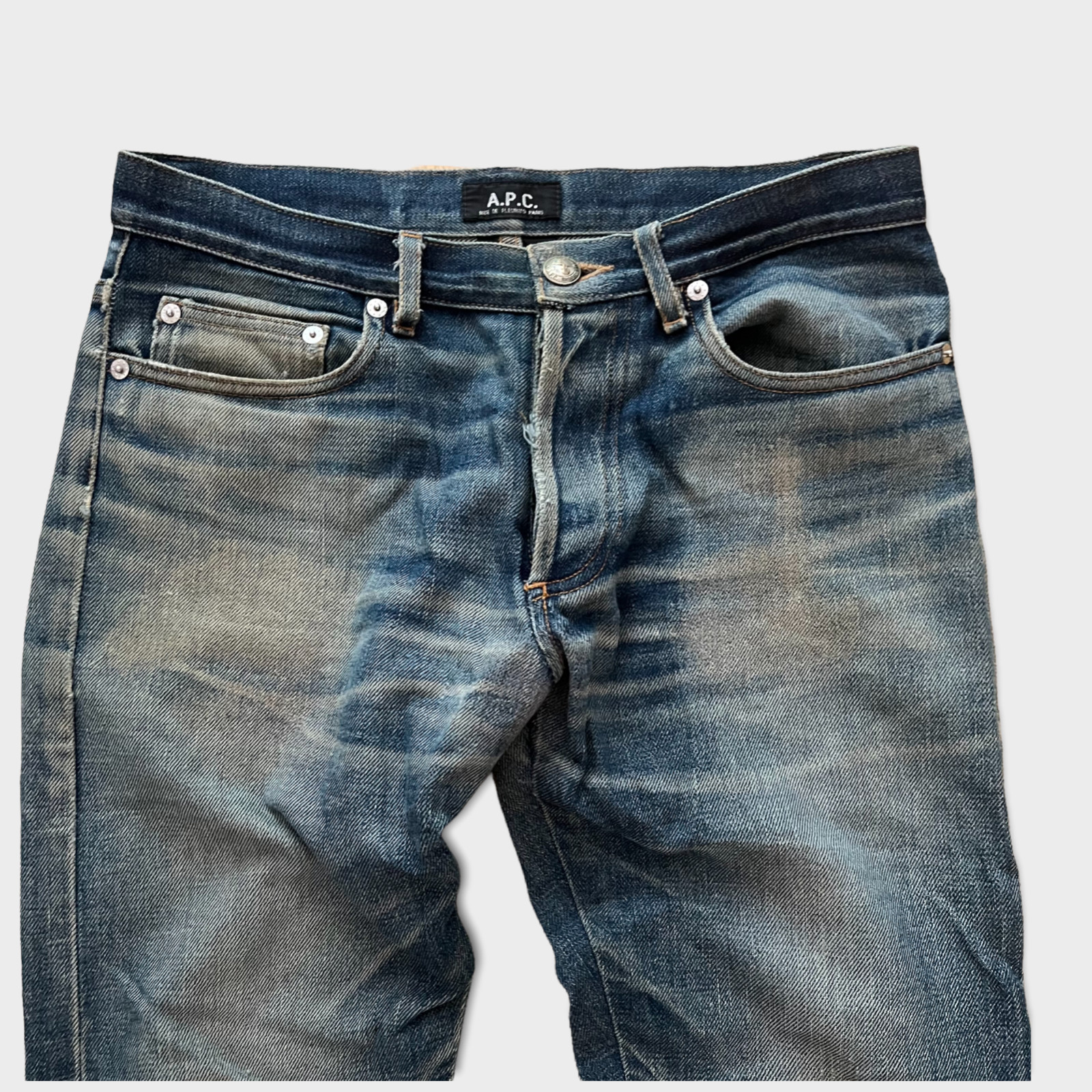 A.P.C. Selvedge Japanese Raw Denim Jeans Indigo A… - image 2