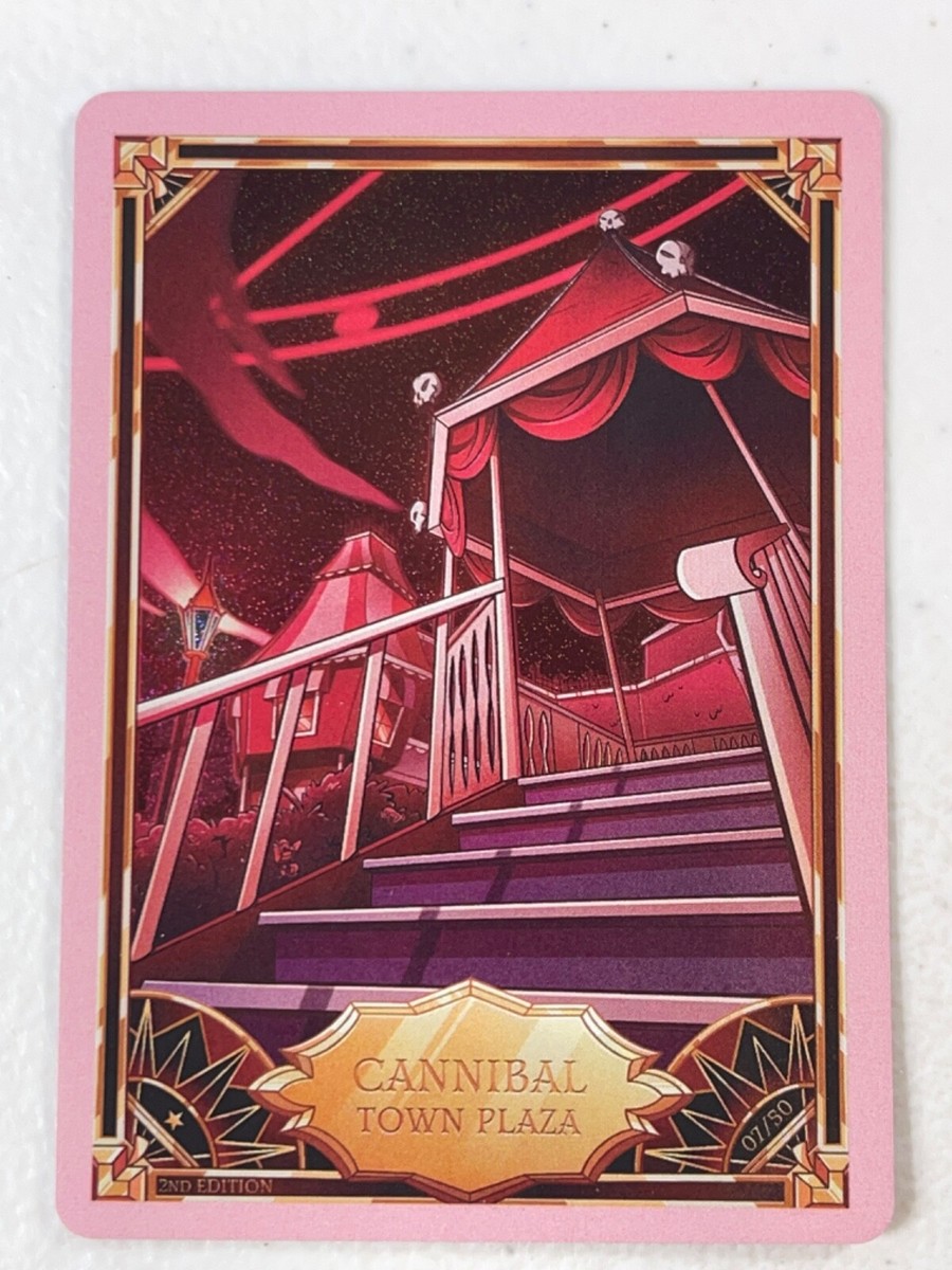 Hazbin Hotel Trading Card PINK FOIL CANNIBAL TOWN PLAZA Second 2nd