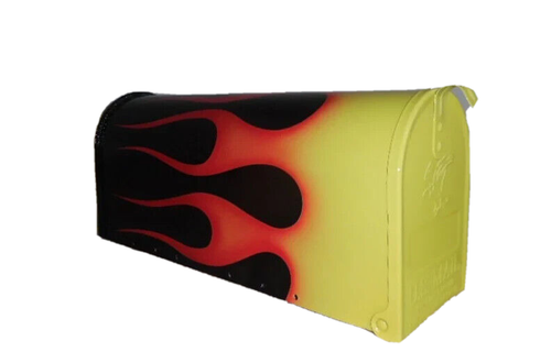 Flame mailbox, Gifts for him, Home decor - Picture 2 of 2