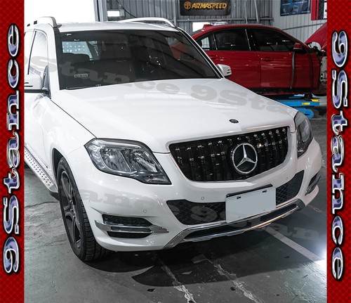 GLOSS BLACK FRAME GRILLE GT STRAIGHT LOOK FOR BZ 2013 2014 2015 GLK SUV X204 - Bild 2 von 4