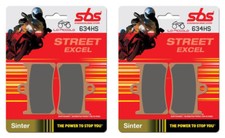 4 Front Brake Pads SBS 634 HS Sinter Yamaha FZ8 N/ABS 800 2013 2014