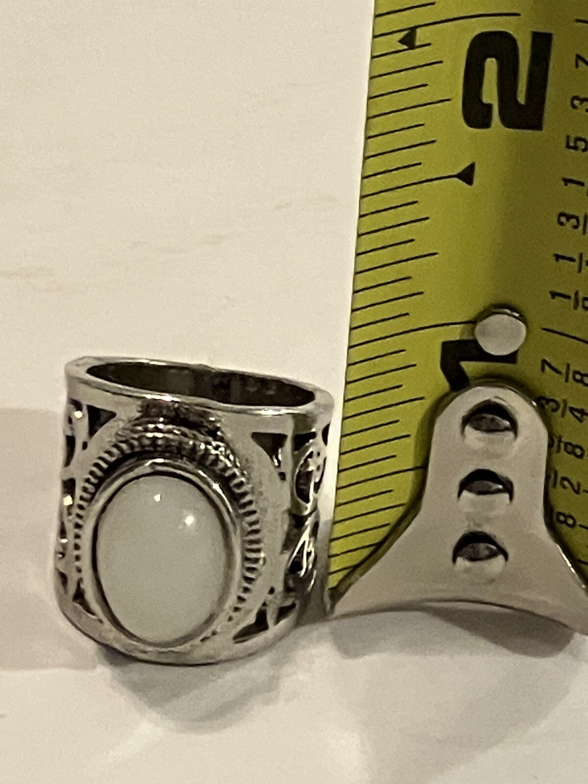 Large Moonstone Filigree Ring - image 6