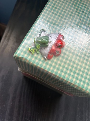 Recipe Box With Cards Dividers &Magnetic Notepad Kitchen Vegetable Organization - Picture 5 of 9