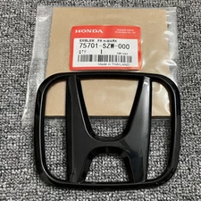 Black Front Grill H Emblem Badge Nameplate For Honda CRV 2012-2021 Pilot 2016-18