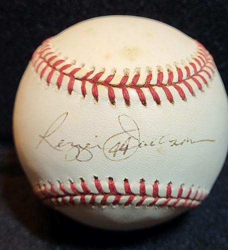 Reggie Jackson Signed Baseball (READ DESCRIPTION) - Picture 3 of 3