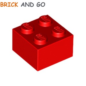 Lego 2x2 Briques Rouge Lot de 25 300321 -