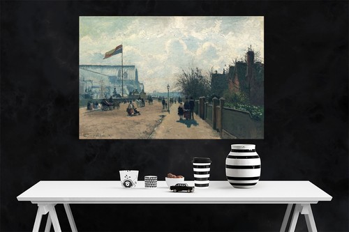 The Crystal Palace London Camille Pissarro Canvas Prints Wall Art Pictures Home - Picture 2 of 10