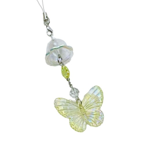 Colorful Butterfly Wind Chime Pendant Keychain Multifunctional Fashion Accessory - Zdjęcie 9 z 13