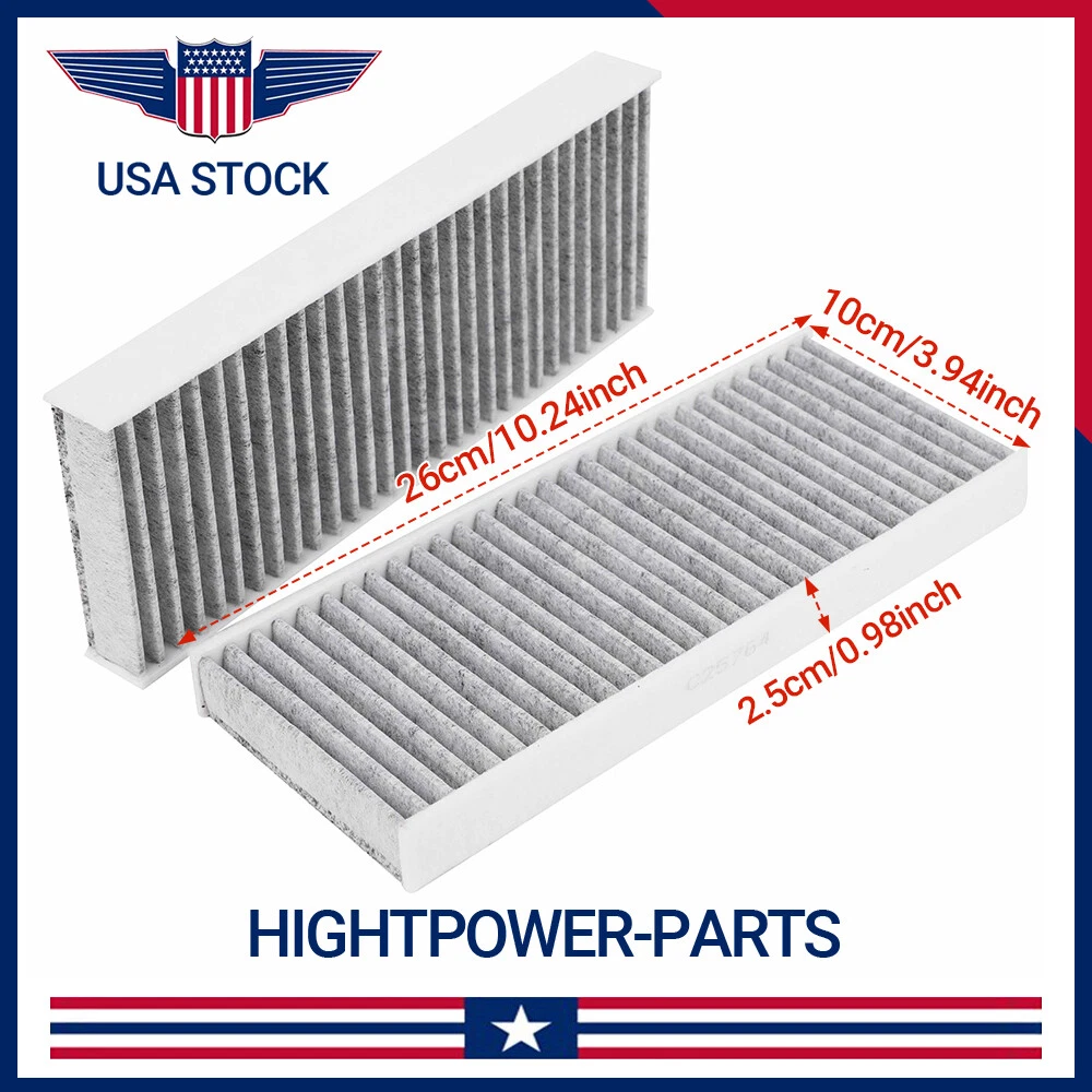 Pack De 2 Filtros De Aire De Habitáculo Para Nissan Frontier Y Xterra 2000-2004 - Nº 81938006