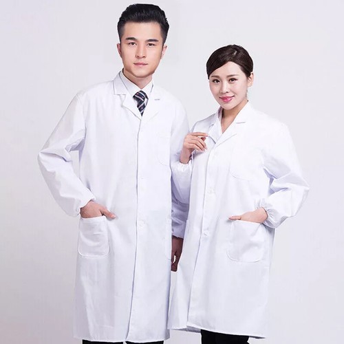 Medium Lab Coat Hygiene Food Industry Warehouse Laboratory Doctors Medical Coat - Picture 4 of 10