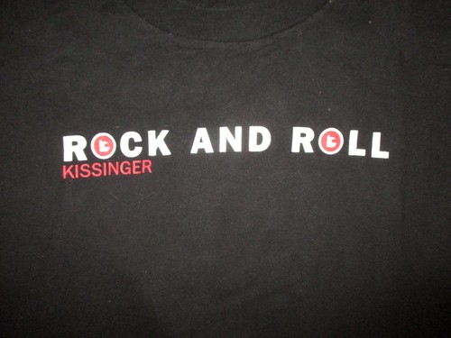 KISSINGER CONCERT T SHIRT Austin Texas Band Charm Me Otto ROCK N ROLL Aint Cheap - Picture 2 of 3