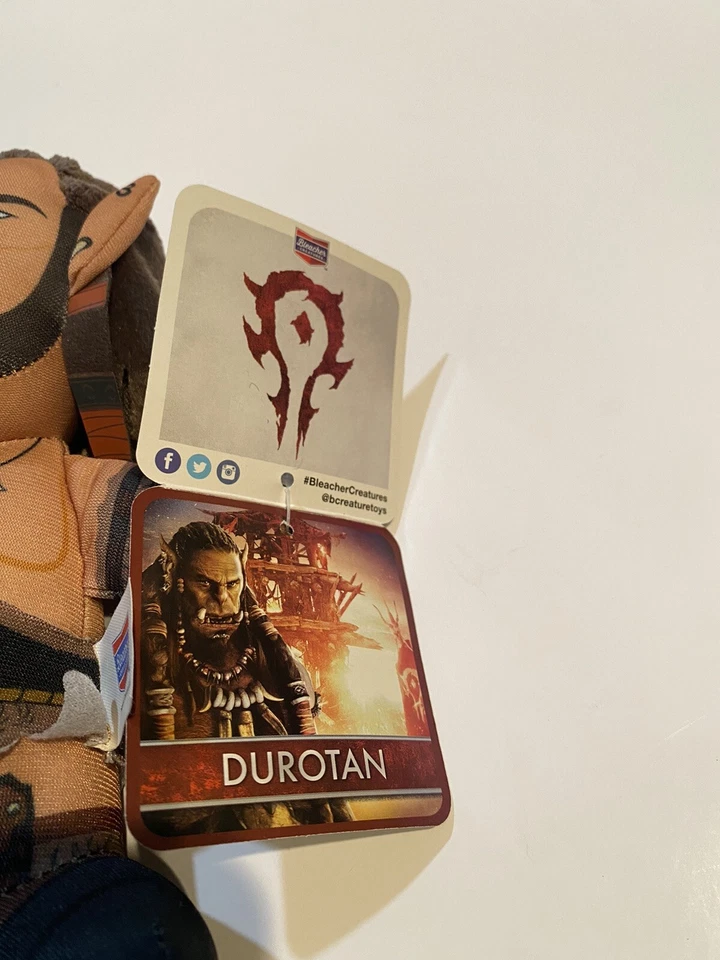 Warcraft Durotan 7" Plush Figure/2016 Bleacher Creatures - Image 3 of 4