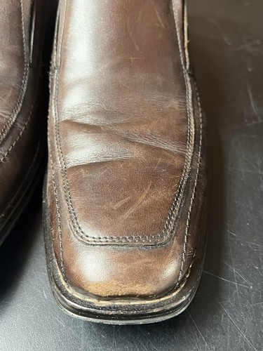Johnston Murphy Harding Loafers Men's 8 M Brown Leather Slip On Venetian Shoes - Picture 4 of 12