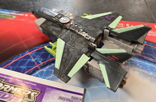 2002 TRANSFORMERS ARMADA THRUST & INFERNO COMPLETE w/ INSTRUCTIONS NICE HASBRO - Picture 4 of 6