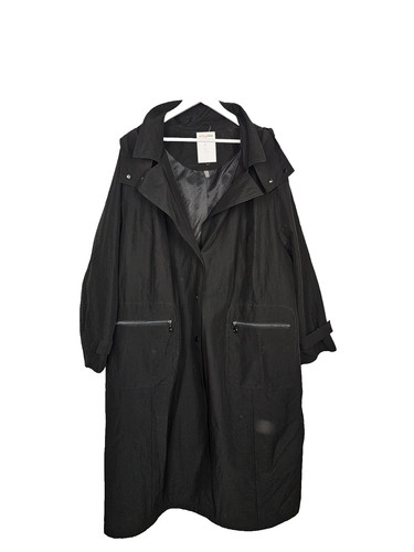 EK7110 Damen Mantel von Ulla Popken, Schwarz, Gr.58/60