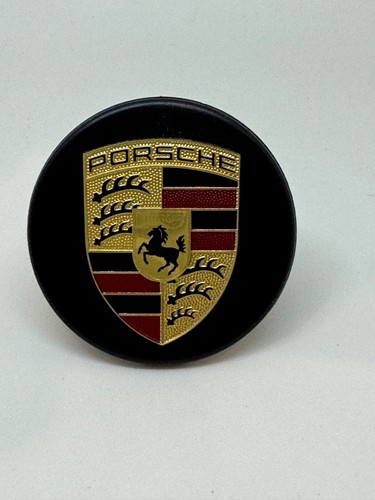 Porsche OEM 991 set of 4 center lock caps: black with logo - Picture 8 of 8