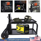 Rolling Welding Cart Tank Storage 2-Tier for Tig Mig Welder Plasma Cutter 50kg