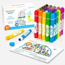 Dot Markers 30 Colors Washable for Toddlers with Free Activity Book Bingo Dau...