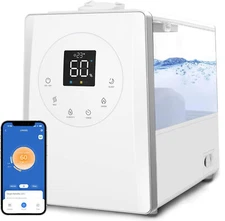 LV600S Smart Warm and Cool Mist Humidifiers for Home Bedroom Large Room