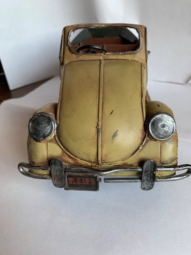 modello auto maggiolone cabriolet storico interamente in metallo. - Foto 2 di 7