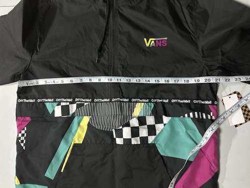 VANS JUXTAPOSE PACKA HALF ZIP WINDBREAKER JACKET SIZE MEDIUM AR1903 - Picture 8 of 14