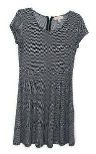 michael kors black and white dress