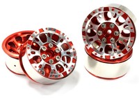 Integy C25405red 1.9 Aluminum 8 Spoke Beadlock Wheels (4) Rock Crawler Scx10 on sale Integy C25405red 1.9 Aluminum 8 Spoke Beadlock Wheels (4) Rock Crawler Scx10 on sale