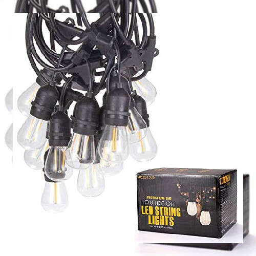 Cooolight 12 Volt String Lights With Hanging Sockets Commercial
