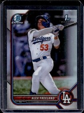 2022 Bowman Draft Alex Freeland Chrome Refractor 1st #BDC-194 Dodgers