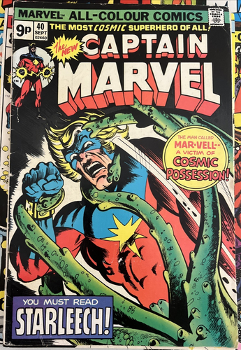 CAPTAIN MARVEL. ZAHLEN ZWISCHEN 21-62 (12 HEFTE AUSGABEN 1970-1979 LOT) 1. SERIE - Bild 6 von 13