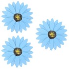 3pcs Eisenhandwerk hängende mit Wand montiert blumförmige