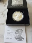 2023 W American Eagle One Ounce Silver Proof Dollar Coin US Mint Box 23EA COA