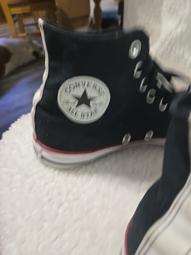 Converse All Star Ohio State OSU Black/White High Top Sneakers M-7.5, W-9.5 - Picture 6 of 10