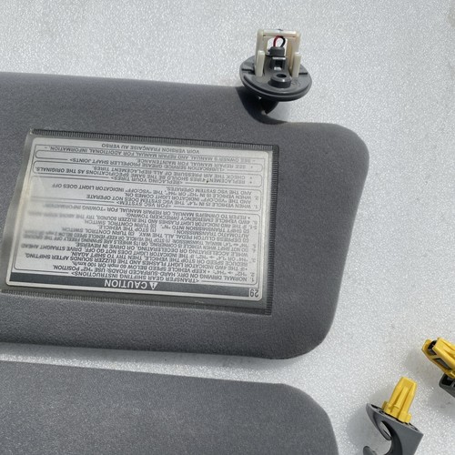 Juego de parasol gris para conductor pasajero Toyota Tacoma 2005-2015 doble cabina OEM - Imagen 10 de 14