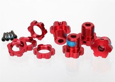 Traxxas WHEEL HUBS, SPLINED, 17MM (RED / TRX5353R