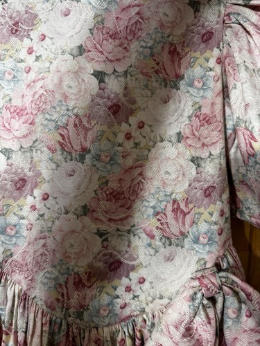 Dorissa International Nicole Vintage Dress Size 10 COTTAGECORE Floral Lace Flaw - Picture 11 of 24