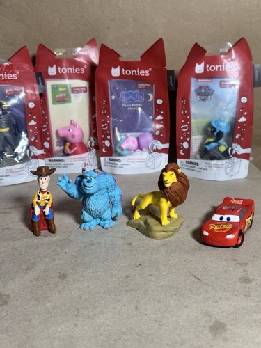 Rote Toniebox Konvolut Disney Pixar Woody, König der Löwen, Autos + 4 Extra, Audio Player - Bild 8 von 10