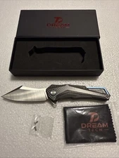 Dream Tech Cleaver Carbon Fiber Pocket Knife D3412C