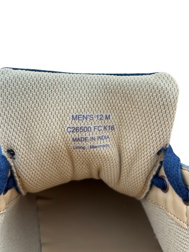 Cole Haan Mens Low Top Lace Up Casual Shoes Sneakers Leather Navy Blue Size 12 - Picture 9 of 9