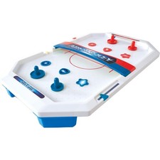 Electronic Air Hockey Table Portable Kids Game Fast-Paced Sports Fun Ages 5 