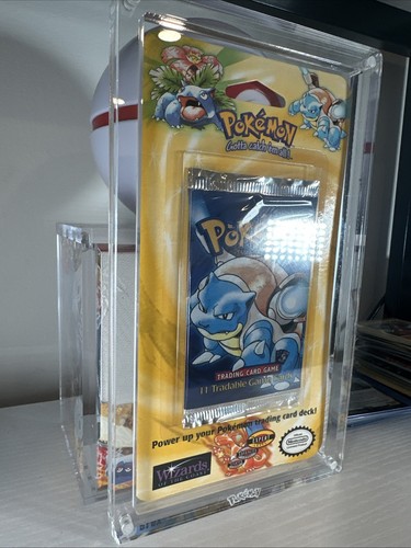 1999 POKEMON BASE SET BLISTER BOOSTER PACK POSSIBLE SHADOWLESS BLASTOISE WOTC - Picture 3 of 4