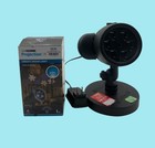 Star Shower Slide Show LED Projection Light w/ 12 Holiday Slides - Untested