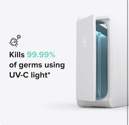  XL (HomeSoap) UV Licht Desinfektionsmittel | 360° UV Desinfektionsbox & Ladegerät | Schwarz - Bild 6 von 8