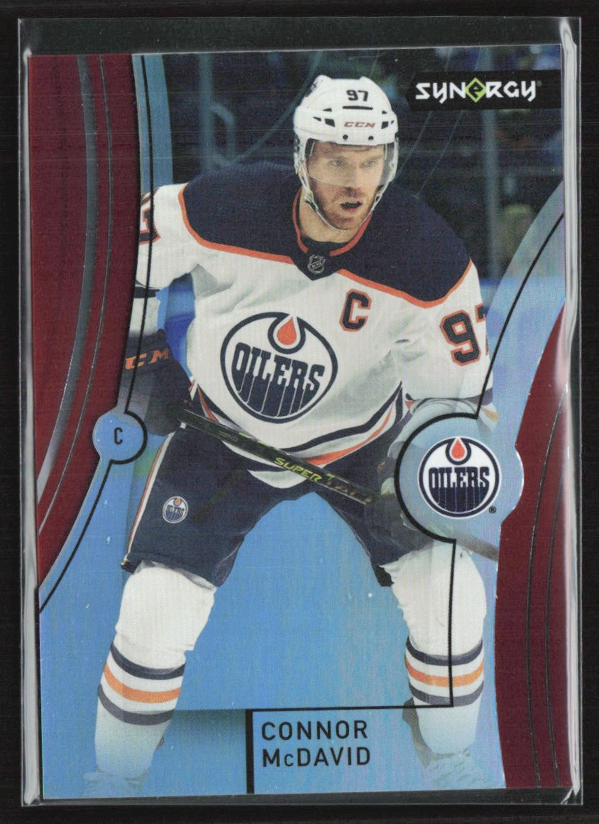 Connor McDavid 2021-22 Upper Deck Synergy Red #22 Edmonton Oilers