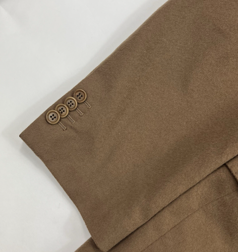 Ermengildo Zegna 100% Kaschmir beige hellbraun Blazer Sport Mantel Gr. 44 (EUR 54) - Bild 5 von 13