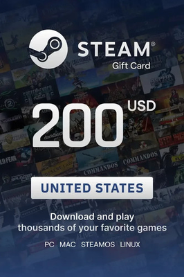 #ad Steam Wallet Code $200 Currency $420.00