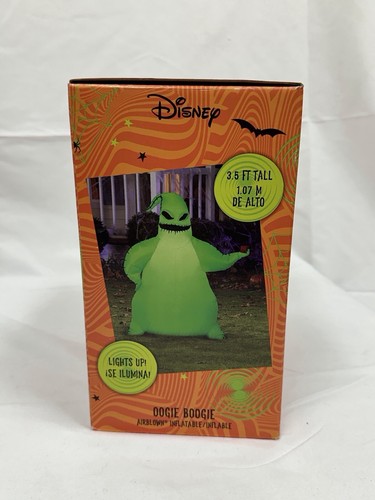 Gemmy Halloween Disney 3,5 Fuß Oogie Boogie mit Würfeln luftgeblasen aufblasbar Neu im Karton - Bild 4 von 6