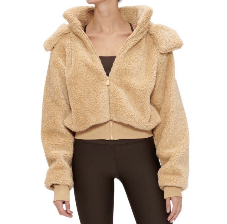 Alo Yoga Foxy Sherpa Jacket Camel S